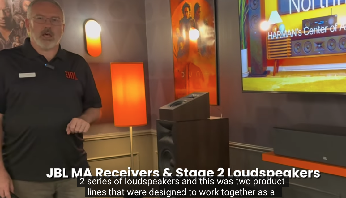 eCoustics: Quick Tour: JBL Stage 2 Loudspeakers & MA Receivers with Jim Garrett of Harman Luxury Audio